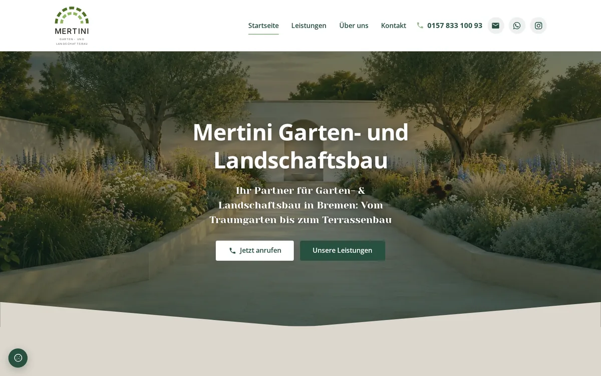 Startseite von Mertini Garten- und Landschaftsbau